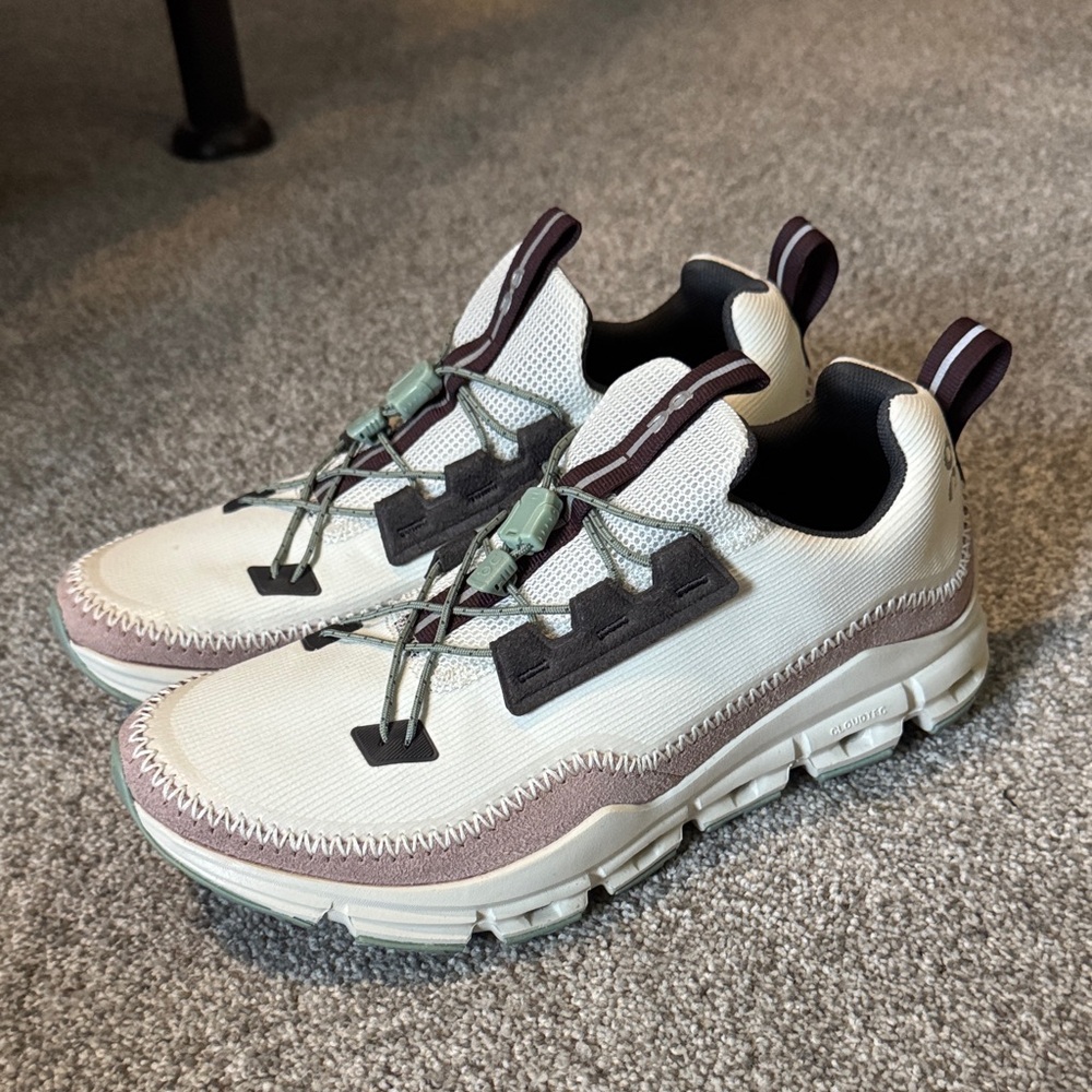 Stylish Cream and Brown Women's Sneakers